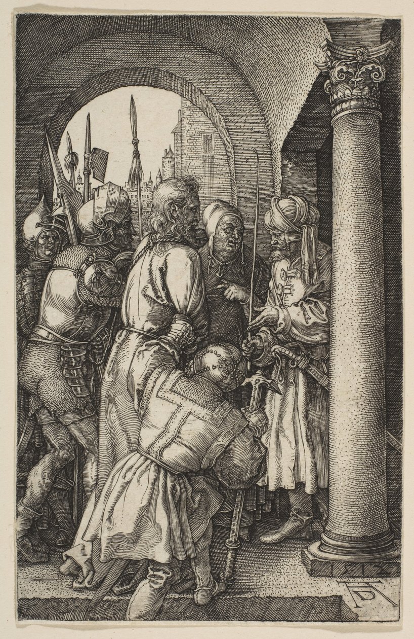 Kristus före Pilatus, från The Passion, 1512. av Albrecht Dürer