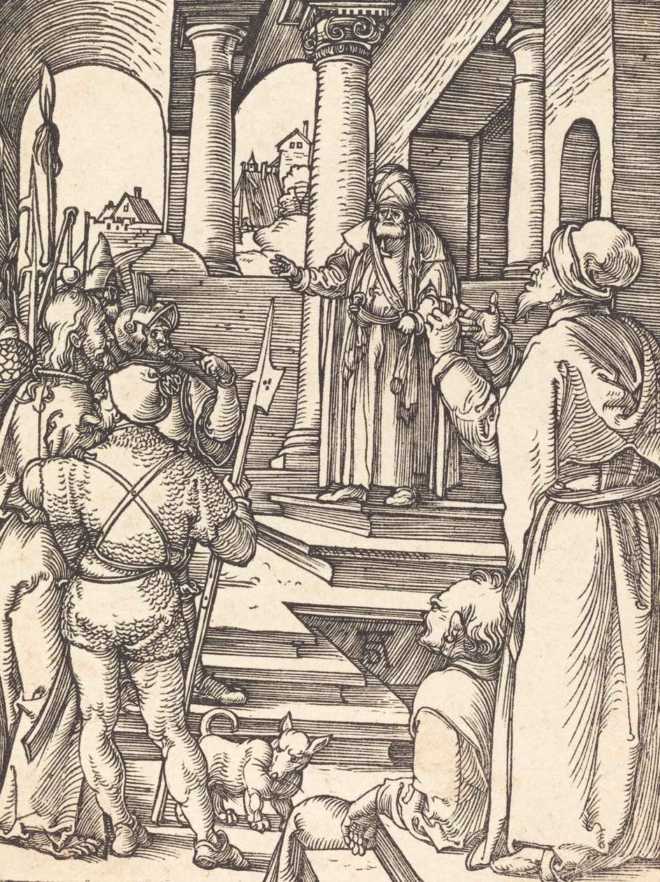 Kristus före Pilatus, troligen ca. 15091510. av Albrecht Dürer