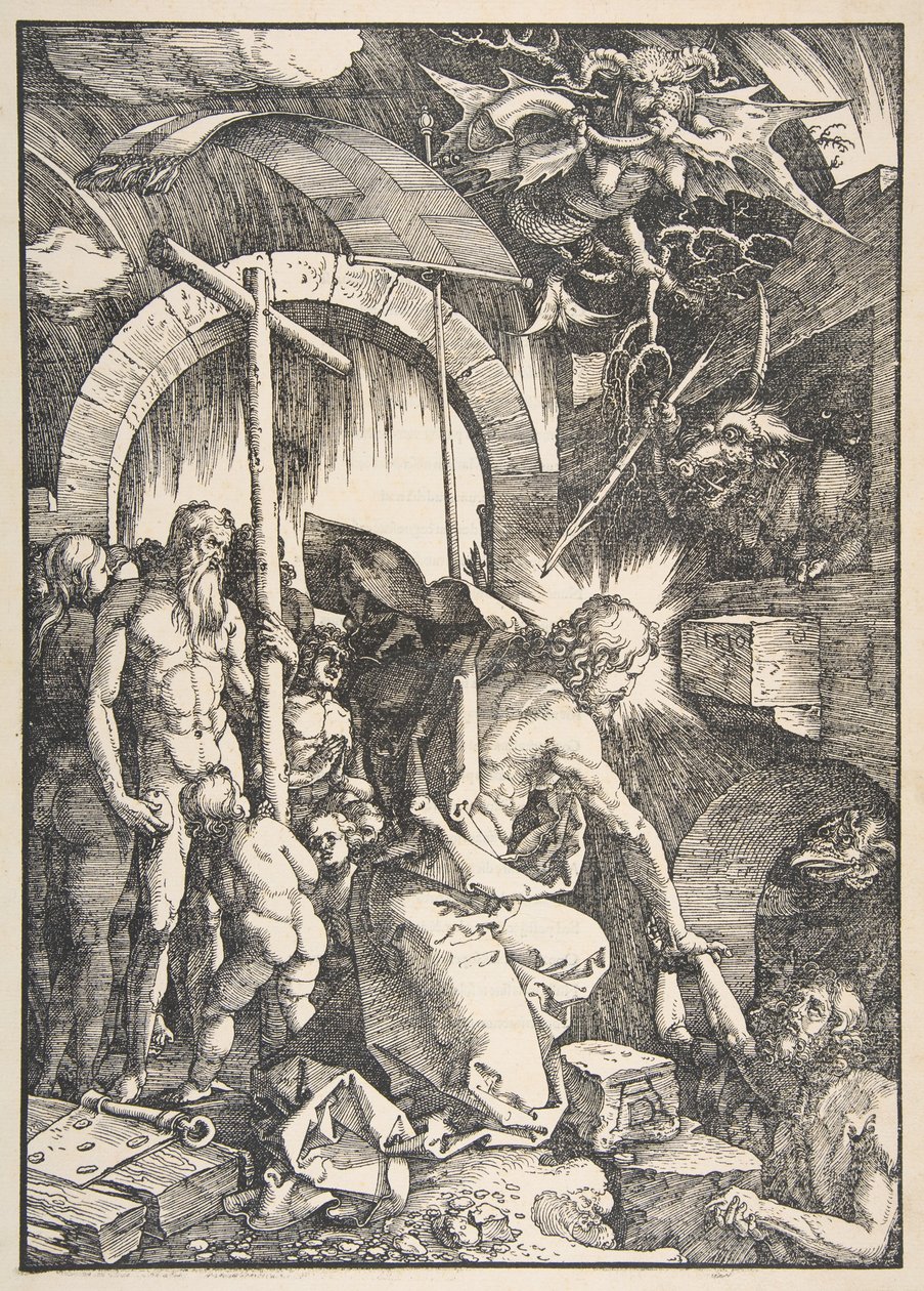 Kristus i limbo, ur "Den stora passionen" av Albrecht Dürer