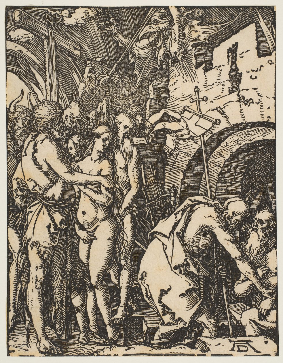 Kristus i limbo, från The Small Passion, ca. 1509. av Albrecht Dürer