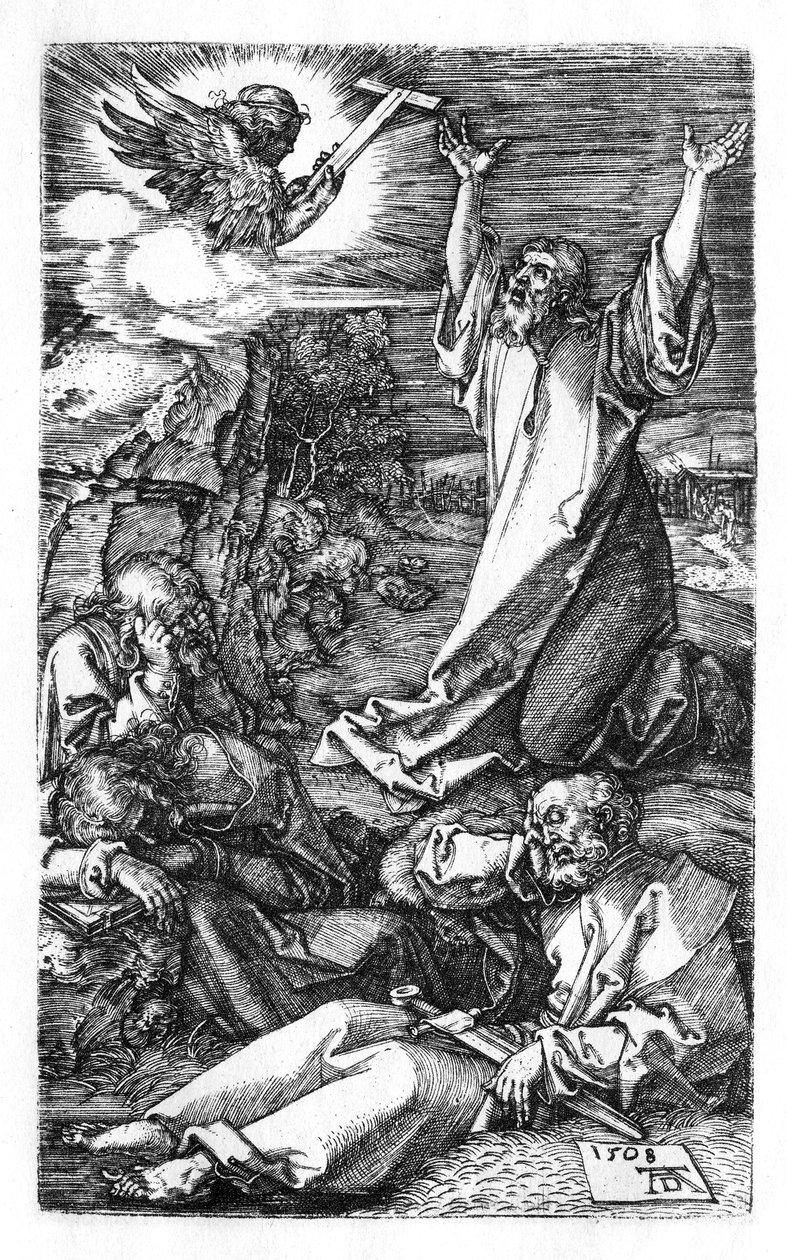 Kristus på Olivberget av Albrecht Dürer