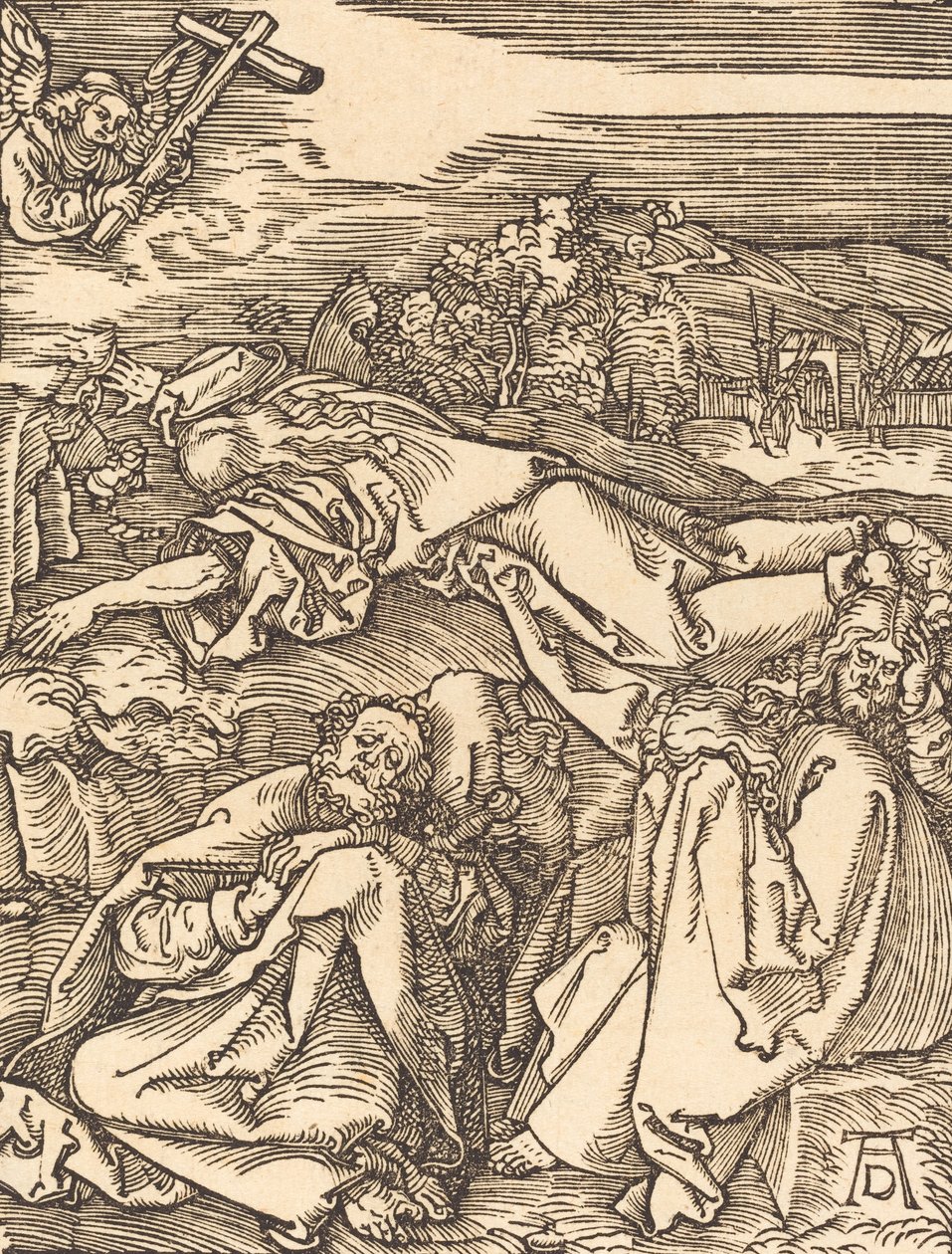 Kristus på Oljeberget, troligen ca. 15091510. av Albrecht Dürer
