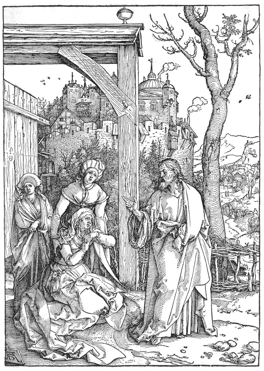 Kristus tar avsked av sin mor av Albrecht Dürer