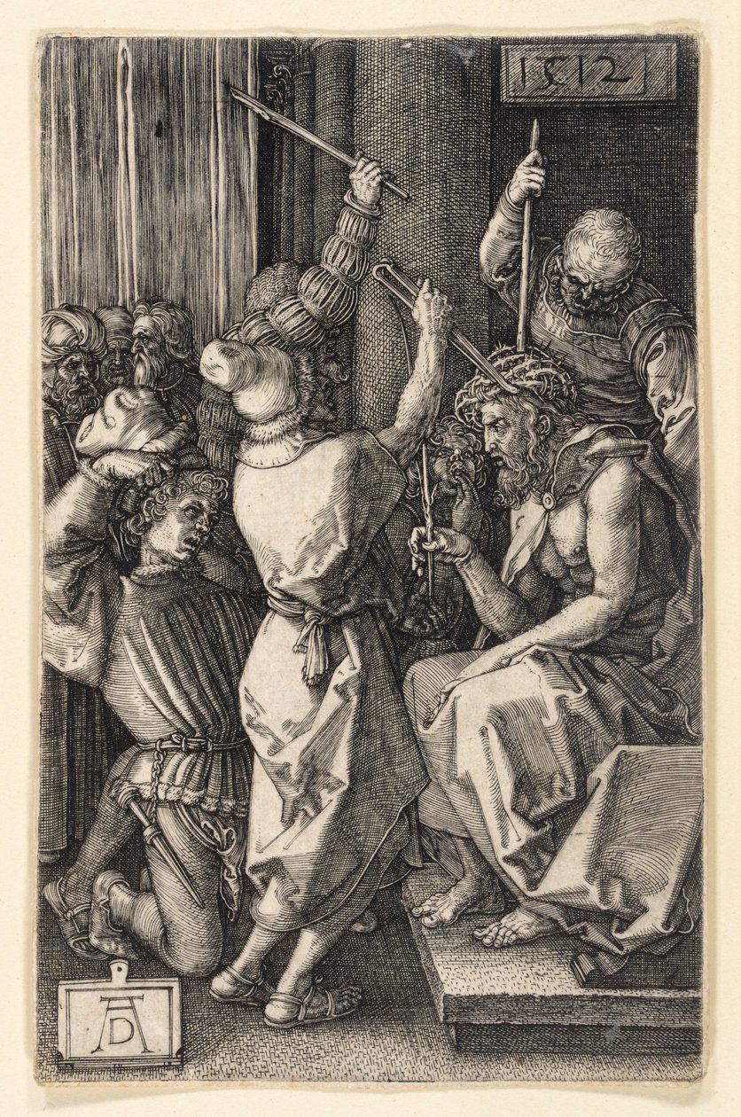 Kristi törnekröning (Kopparstickspassionen) av Albrecht Dürer