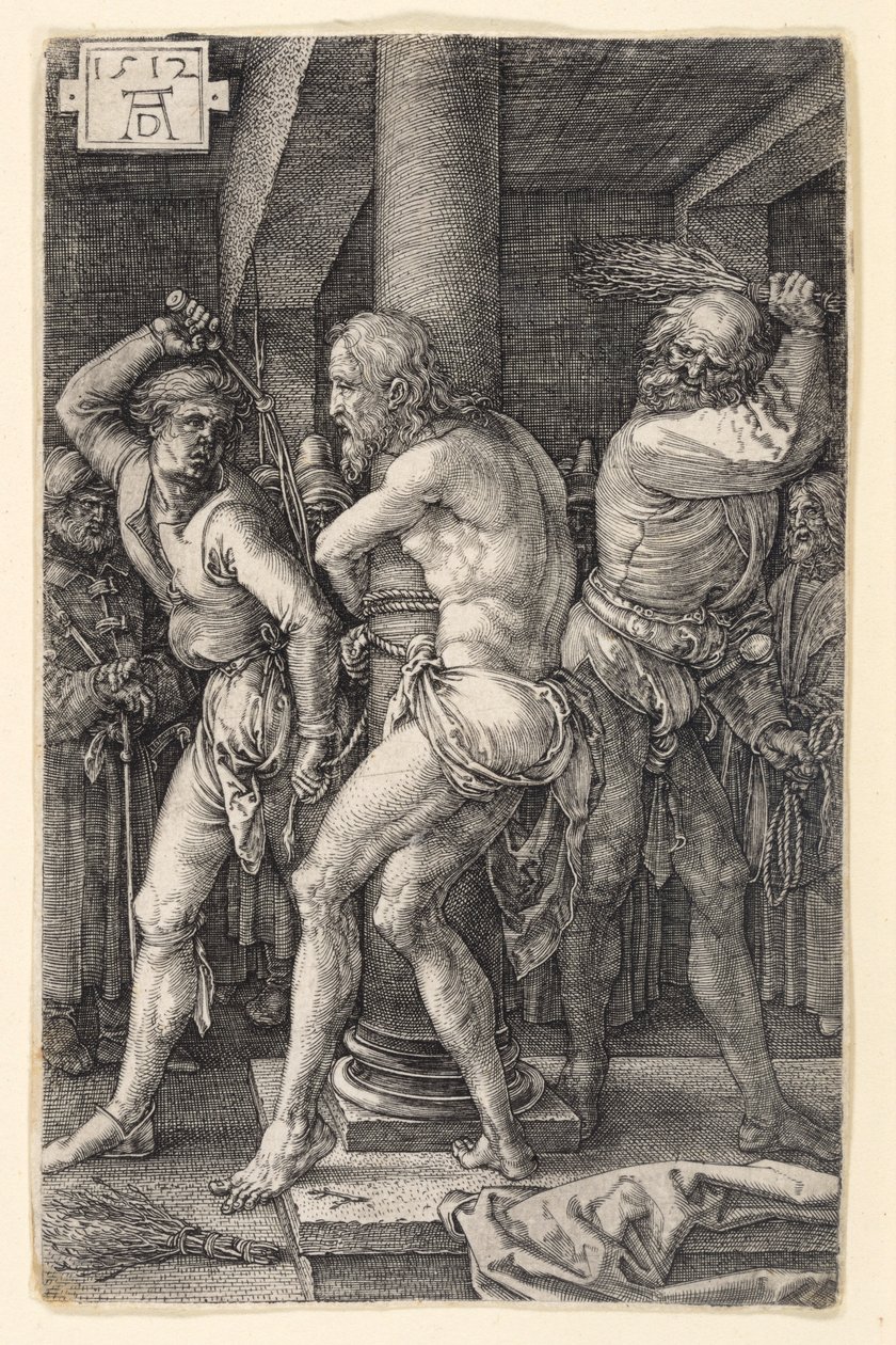 Kristi gisslande (Graverade passionssviten) av Albrecht Dürer