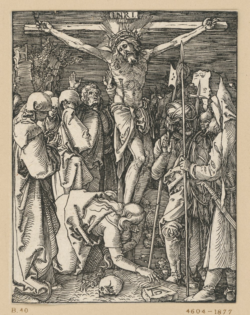 Kristi korsfästelse (Lilla passionen) av Albrecht Dürer