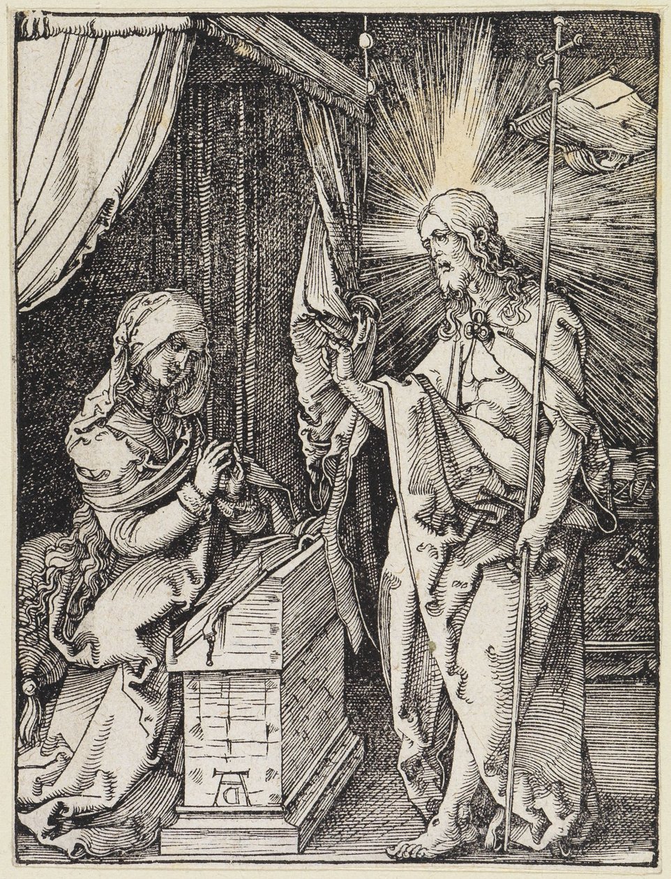 Kristus visar sig för sin mor av Albrecht Dürer