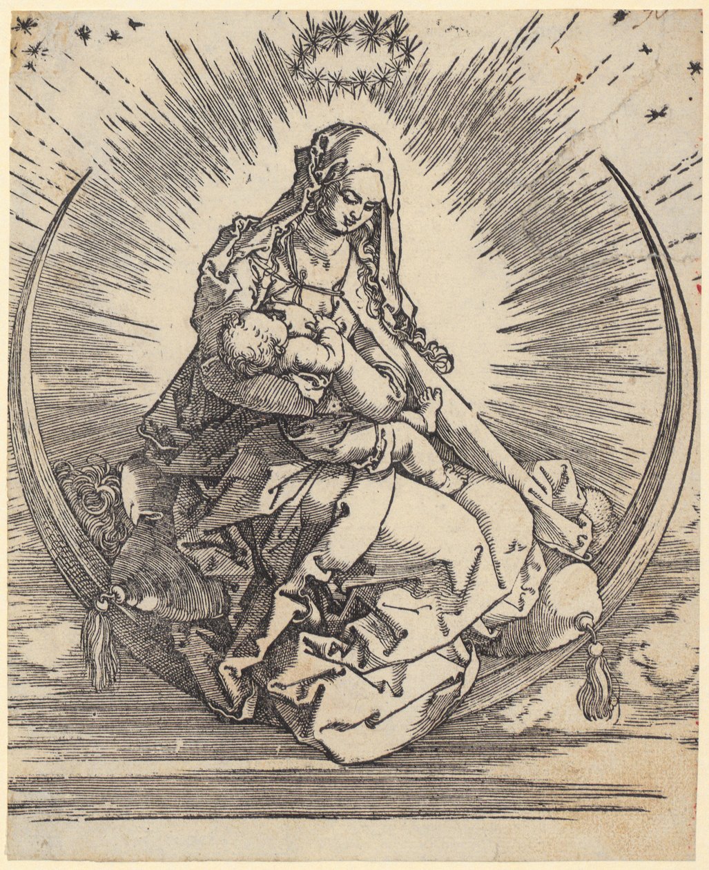 Kristus i förhelvetet, blad 11 i serien ”Den stora passion” av Albrecht Dürer