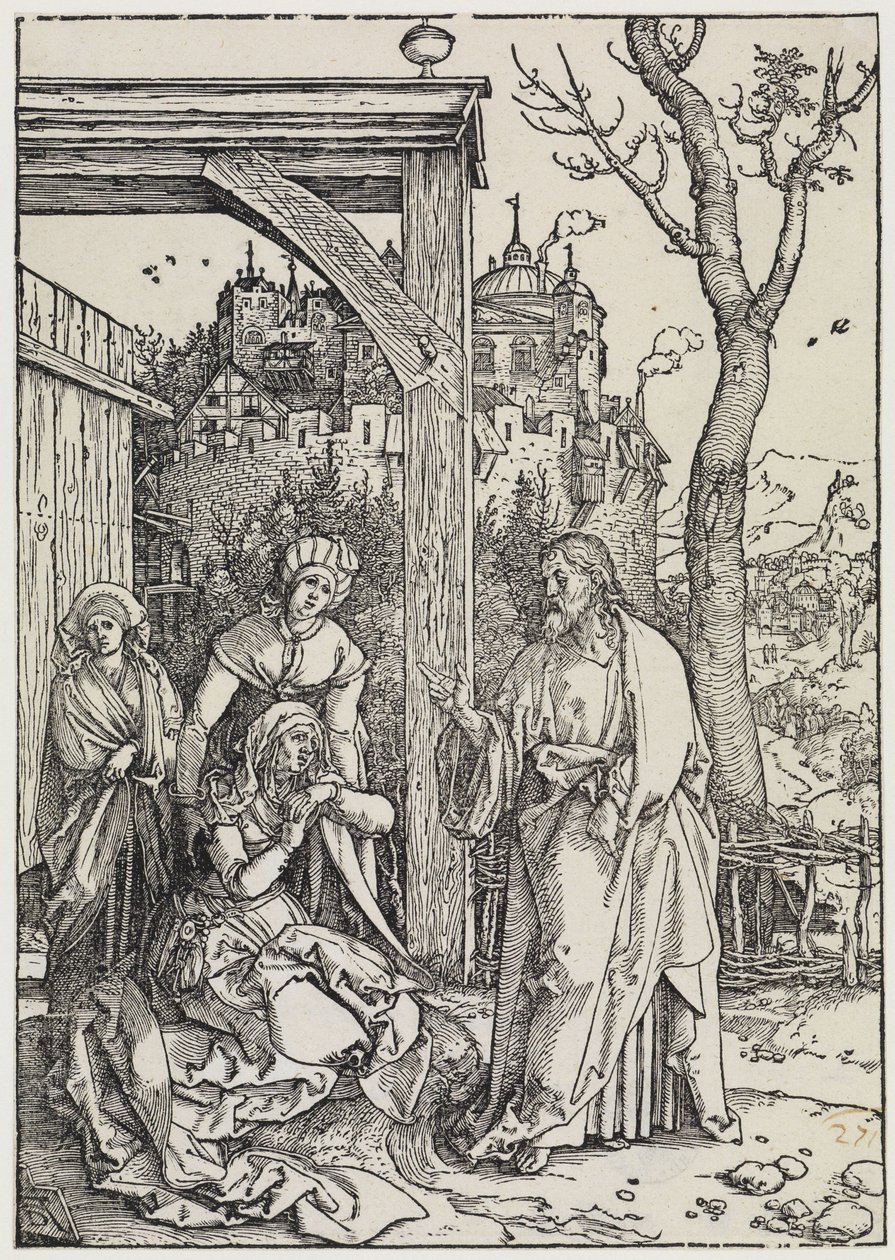 Kristus tar farväl av sin mor av Albrecht Dürer