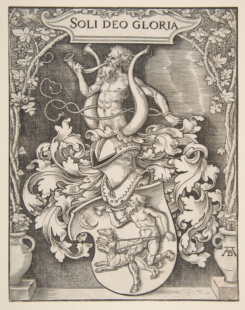 Vapensköld av Johann Tscherte.n.d. av Albrecht Dürer