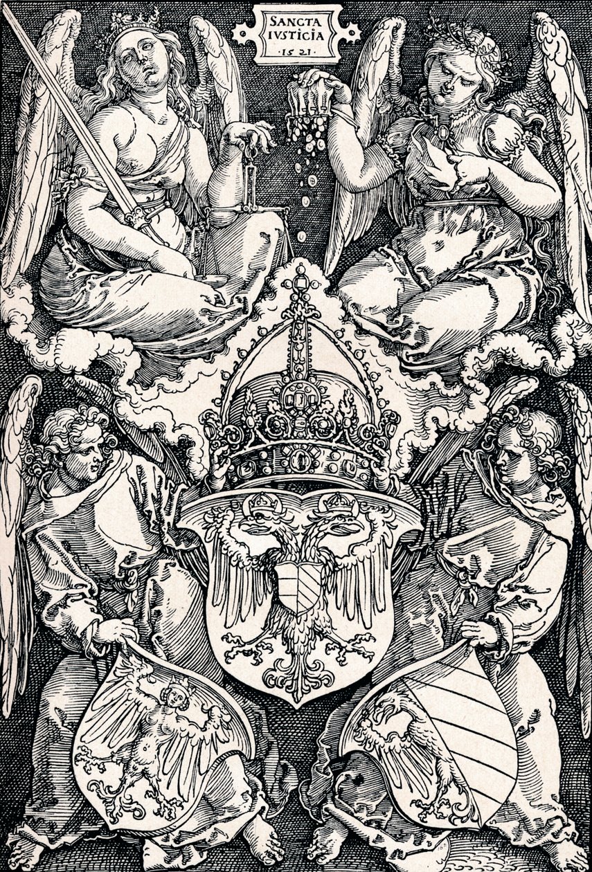 Stadens Nürnbergs vapen, 1521 1906. av Albrecht Dürer