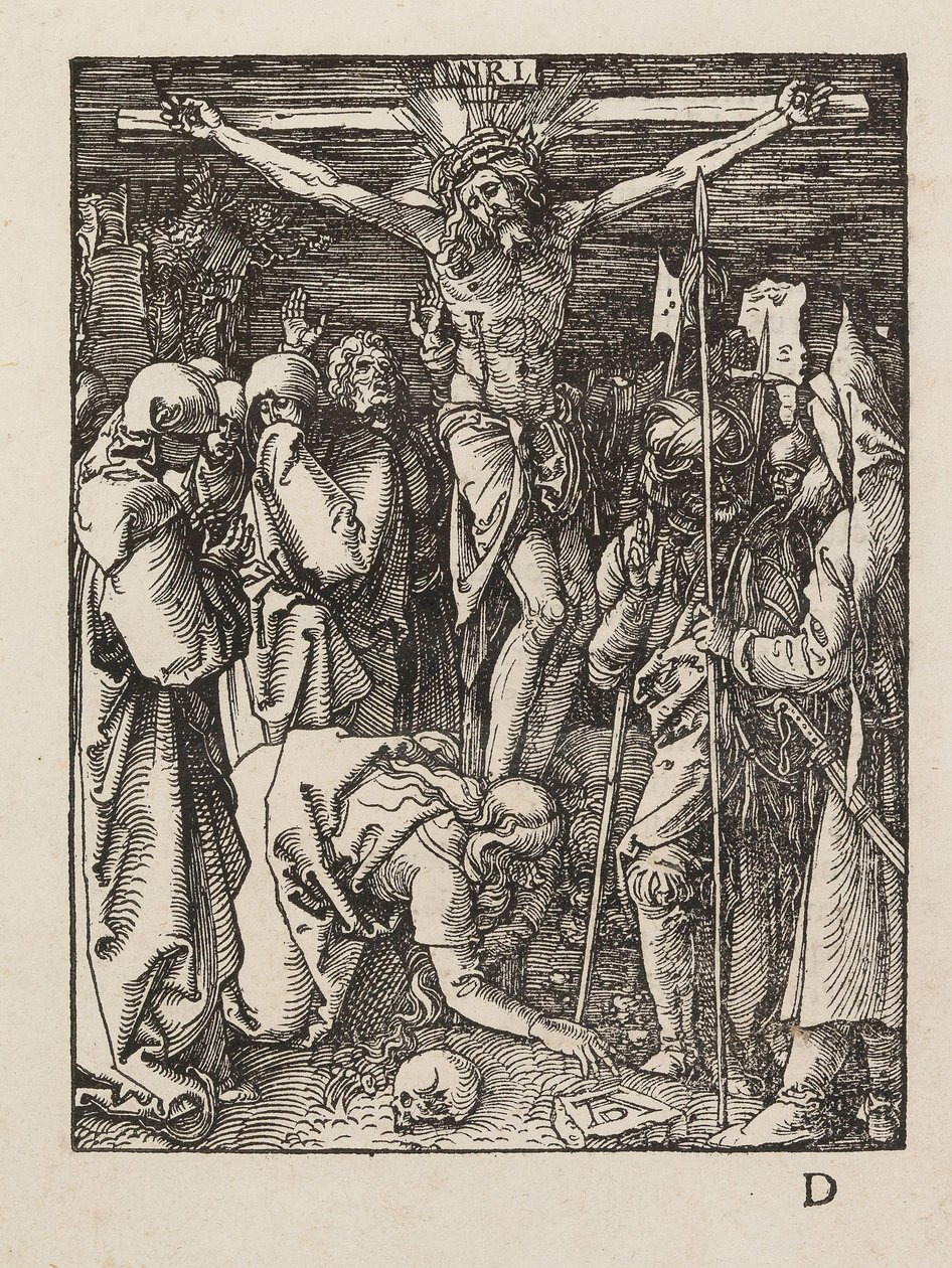 Crucifixion, från serien Den lilla passionen, ca 1509-1511. av Albrecht Dürer