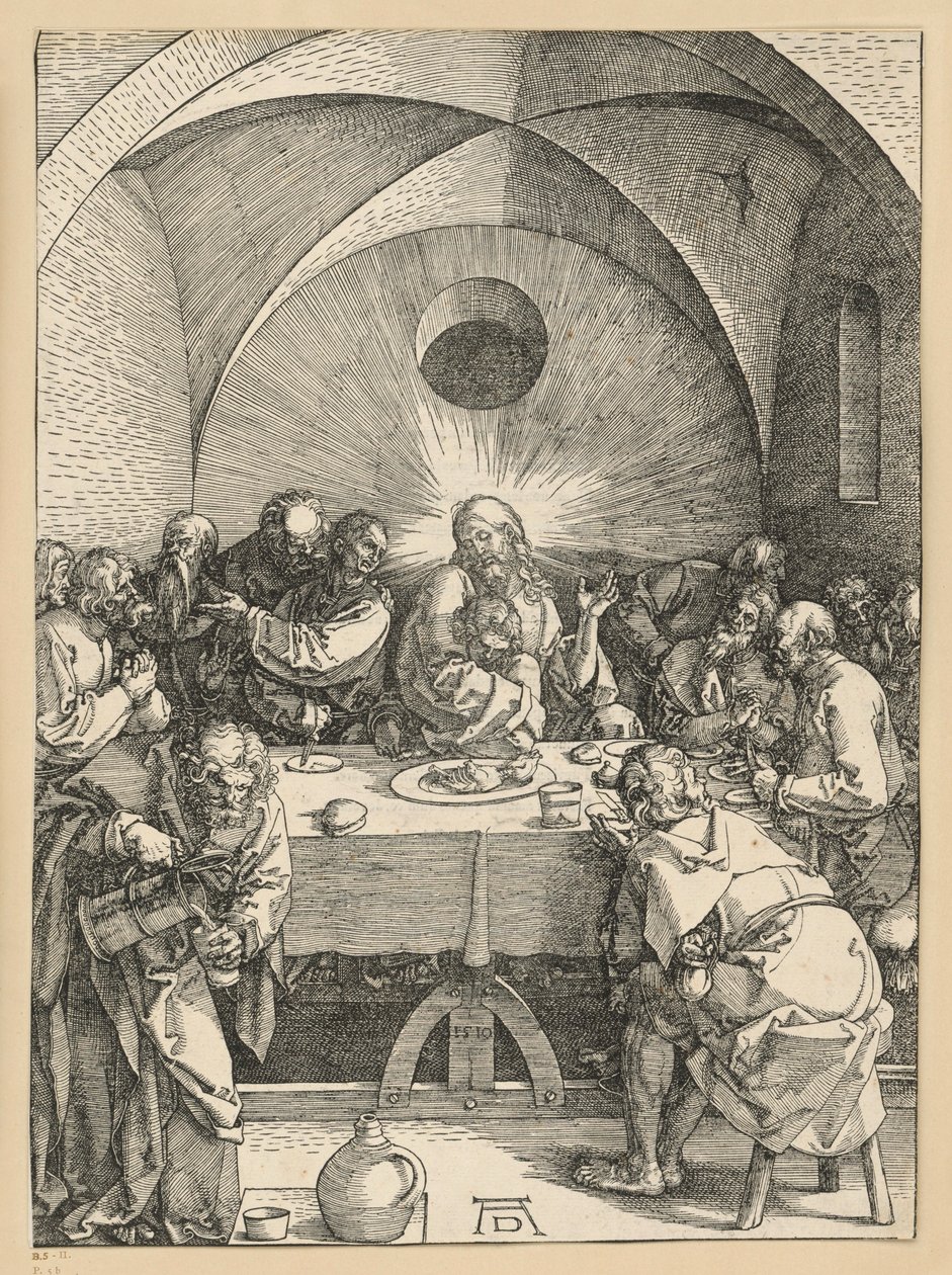 Nattvarden (Stora passionen) av Albrecht Dürer