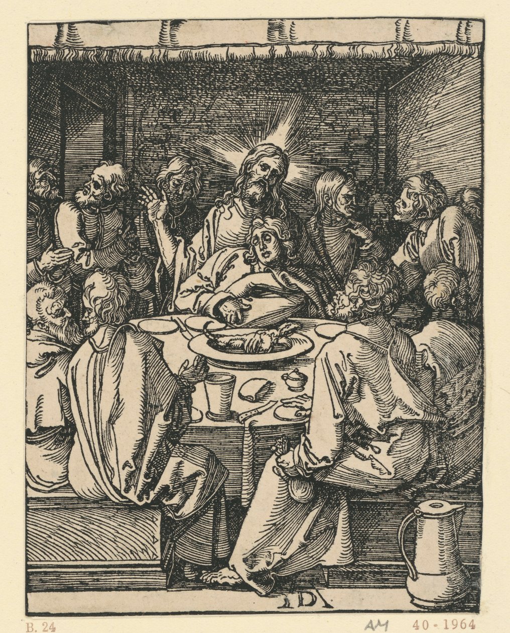Nattvarden (Lilla passionssviten) av Albrecht Dürer