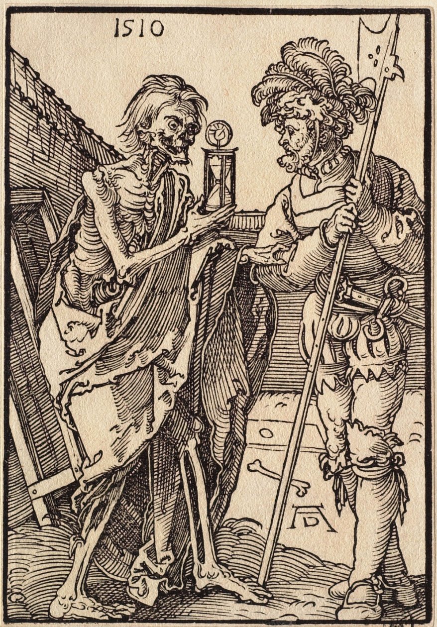 Döden och landsknechten av Albrecht Dürer