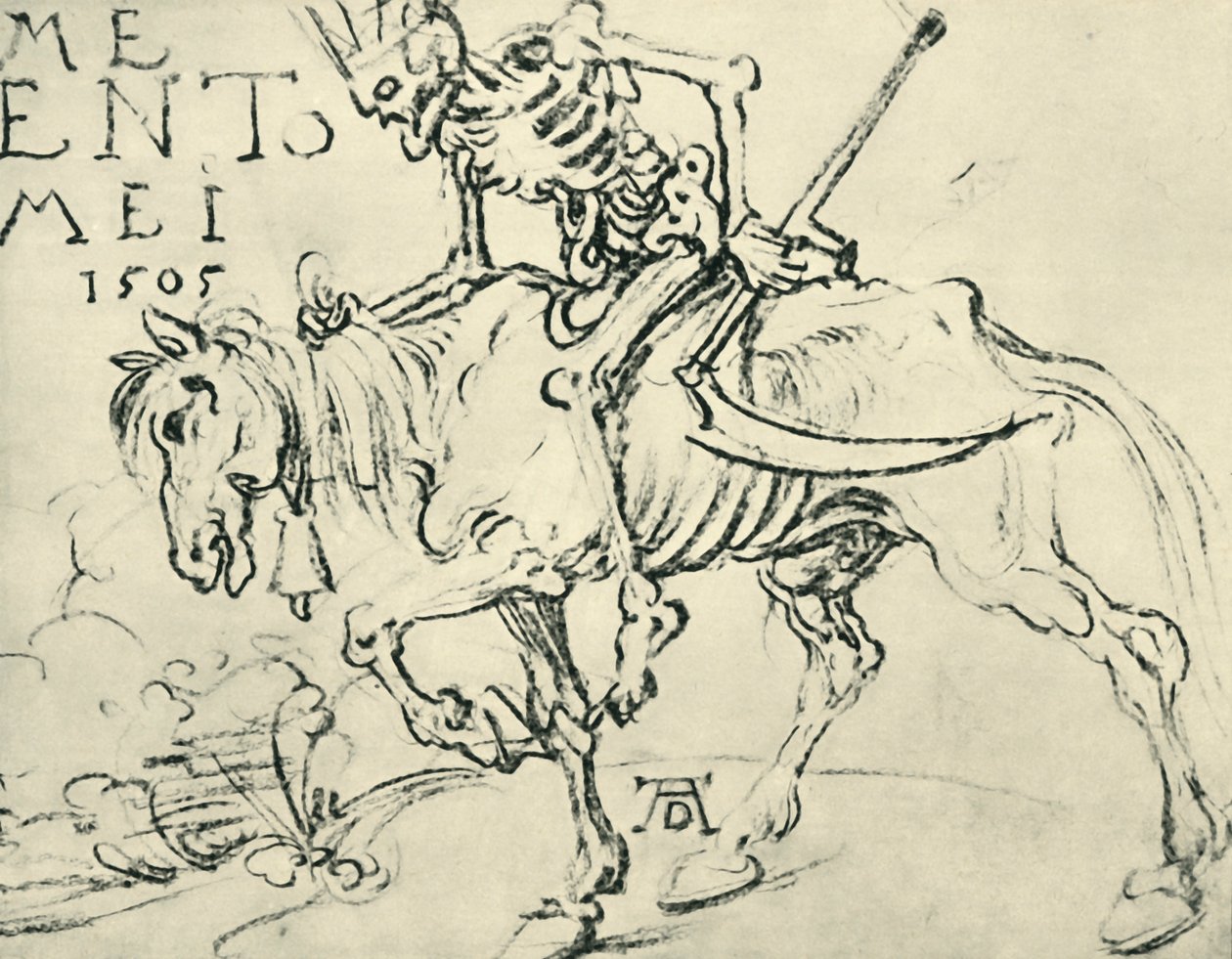 Dödsridning, 1505, 1943. av Albrecht Dürer