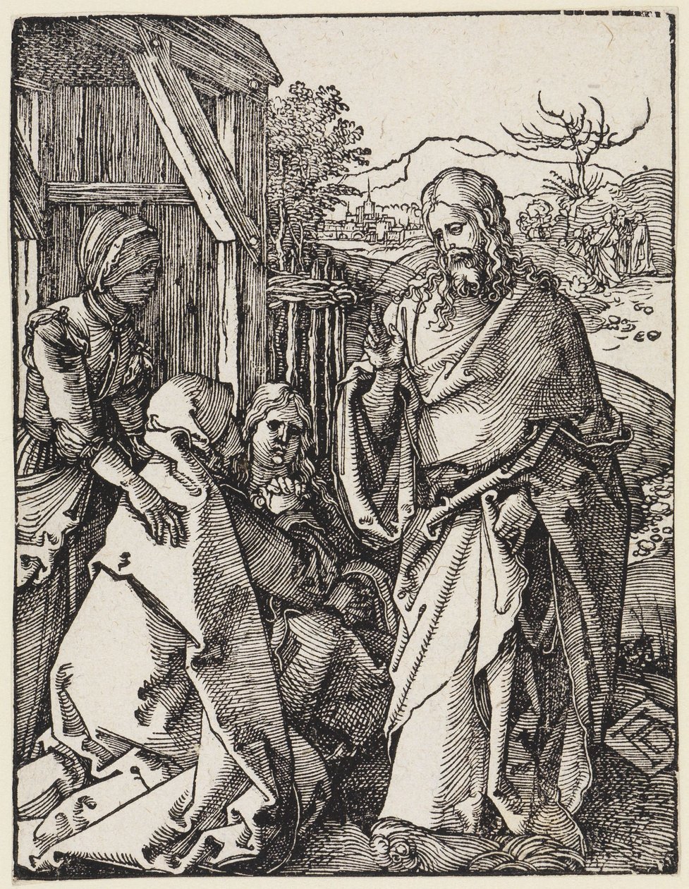 Kristi avsked från sin mor av Albrecht Dürer
