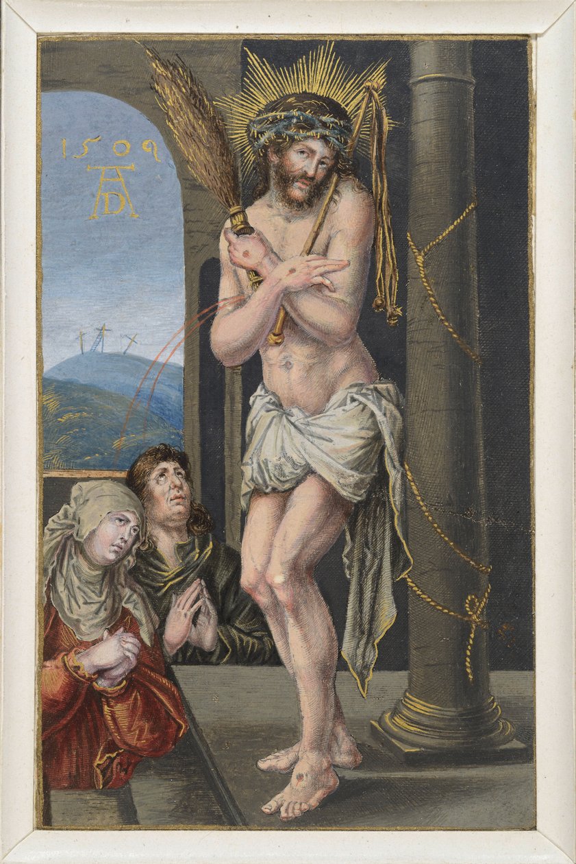 Den lidande mannen vid piskstolpen av Albrecht Dürer