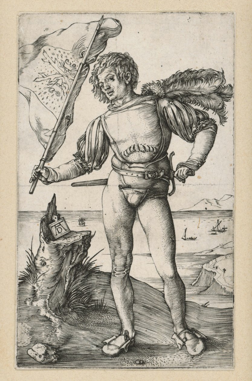 Fanföraren av Albrecht Dürer