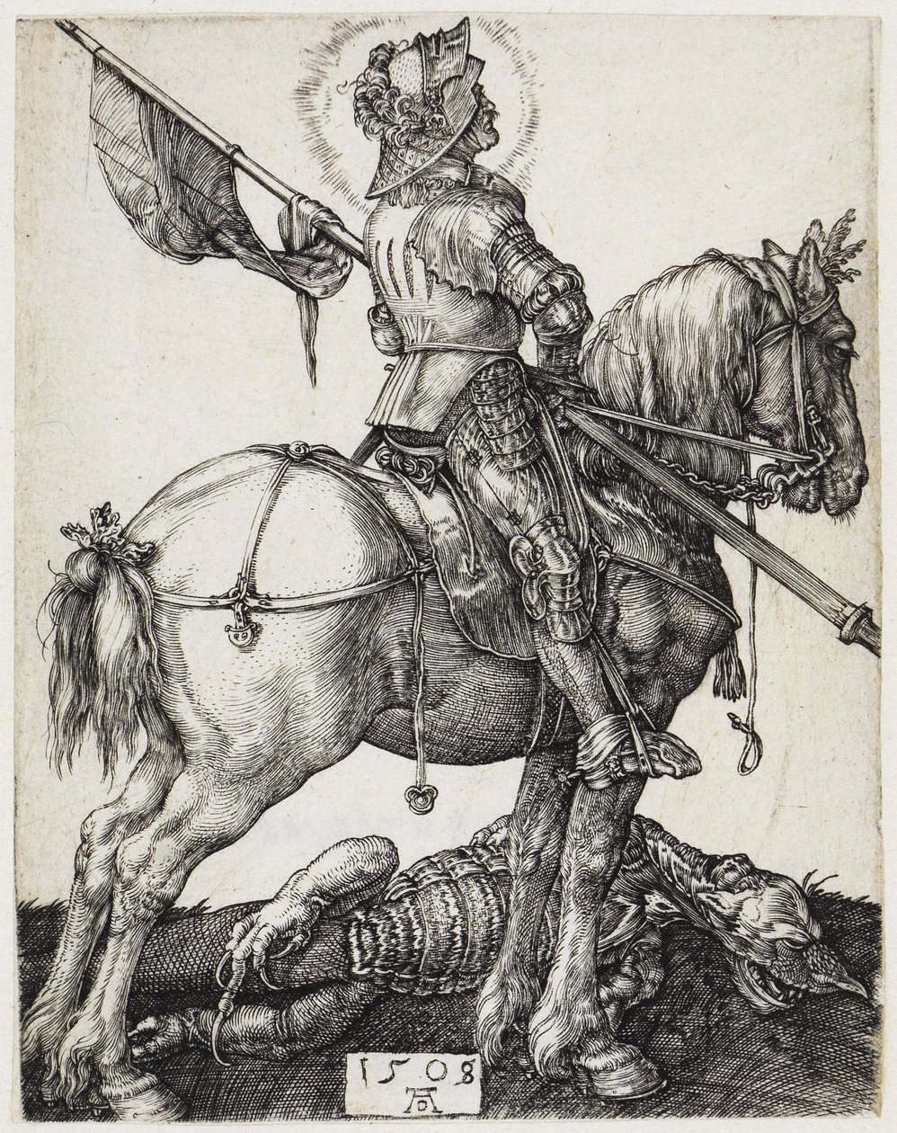 Den helige Georg till häst av Albrecht Dürer