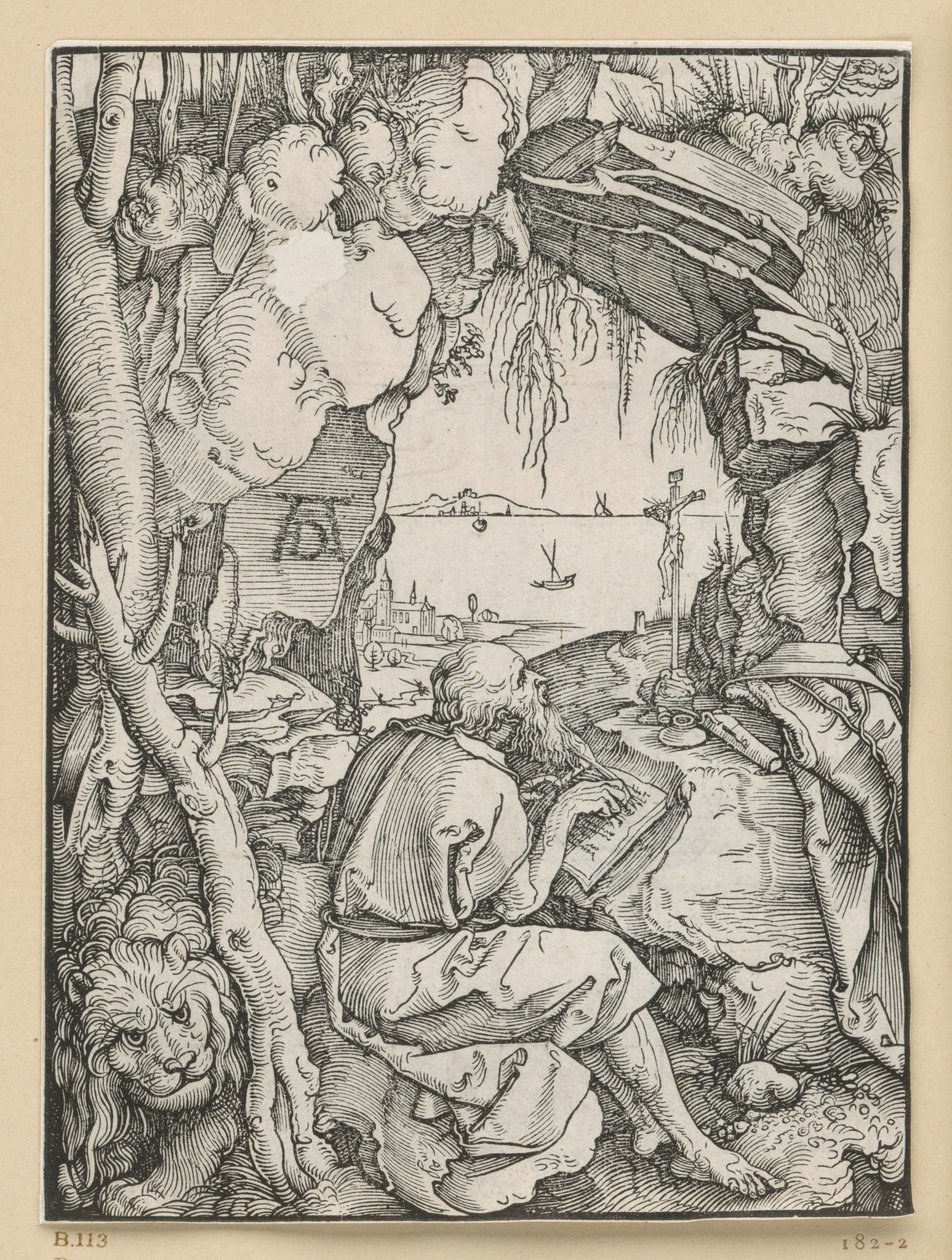 Sankt Hieronymus i klippgrottan av Albrecht Dürer