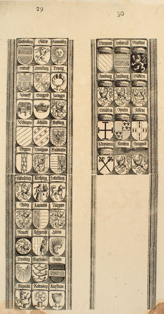 Detalj 29 & 30 av Albrecht Dürer