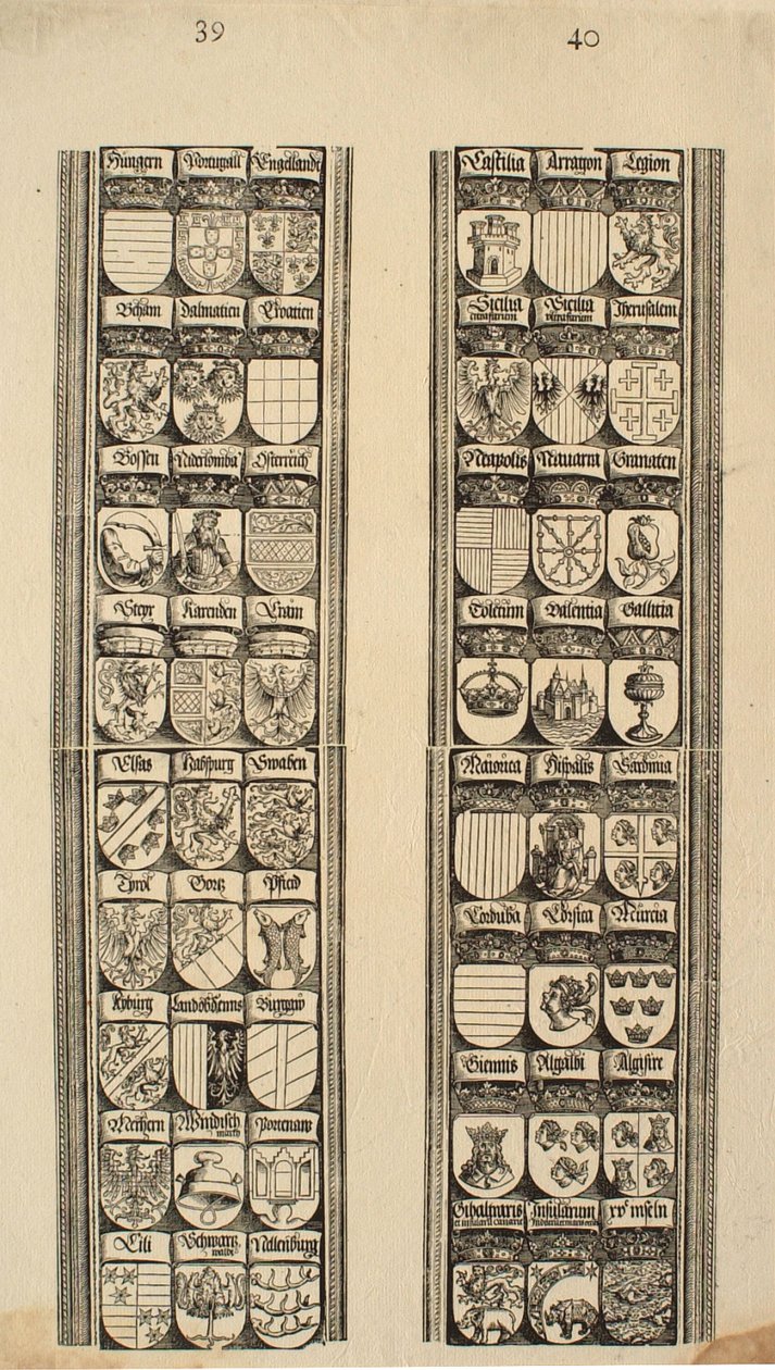 Detalj 39 och 40 av Albrecht Dürer