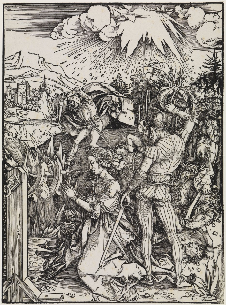 Halshuggningen av den heliga Katarina av Albrecht Dürer
