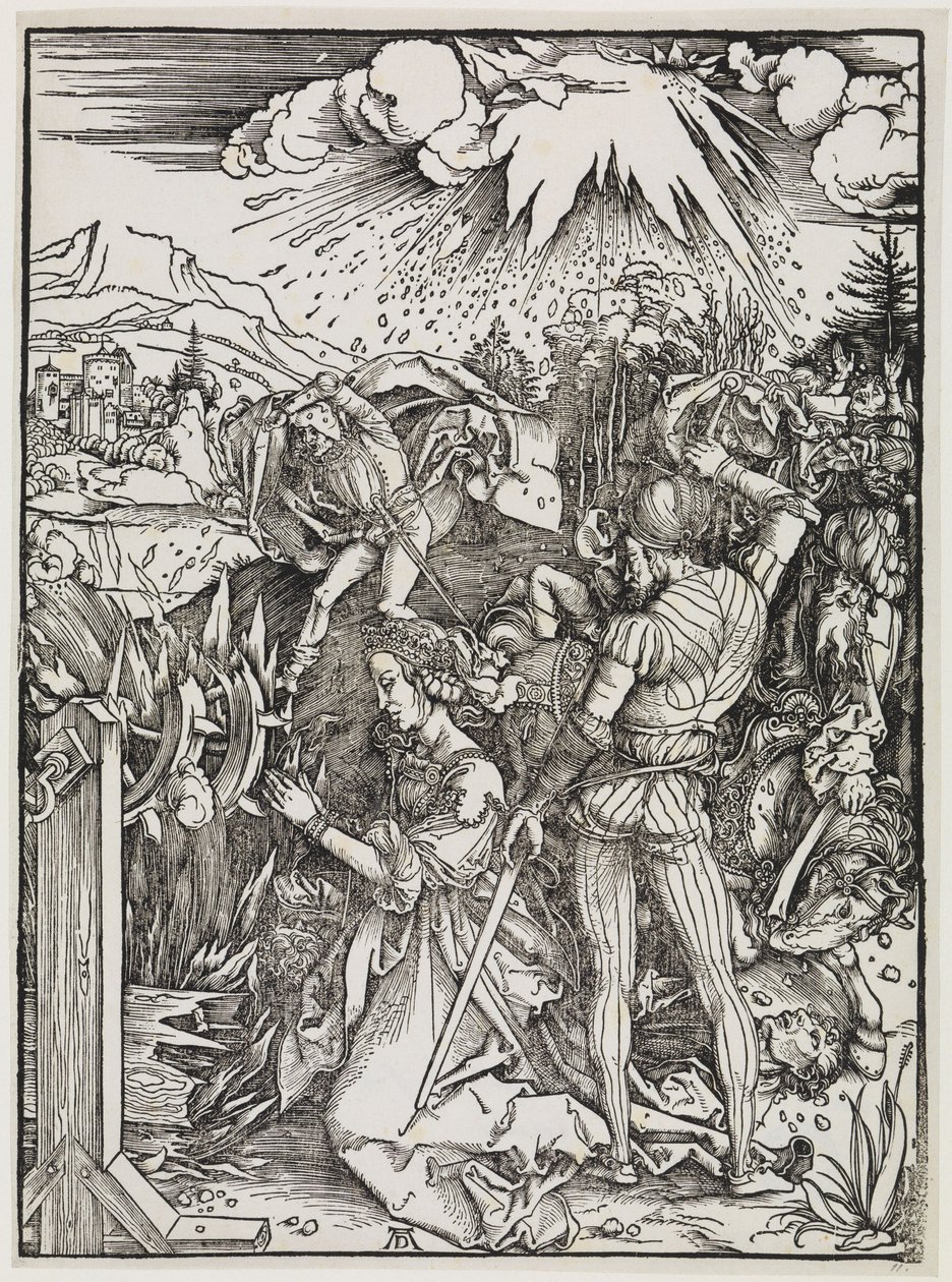 Halshuggningen av den heliga Katarina av Albrecht Dürer