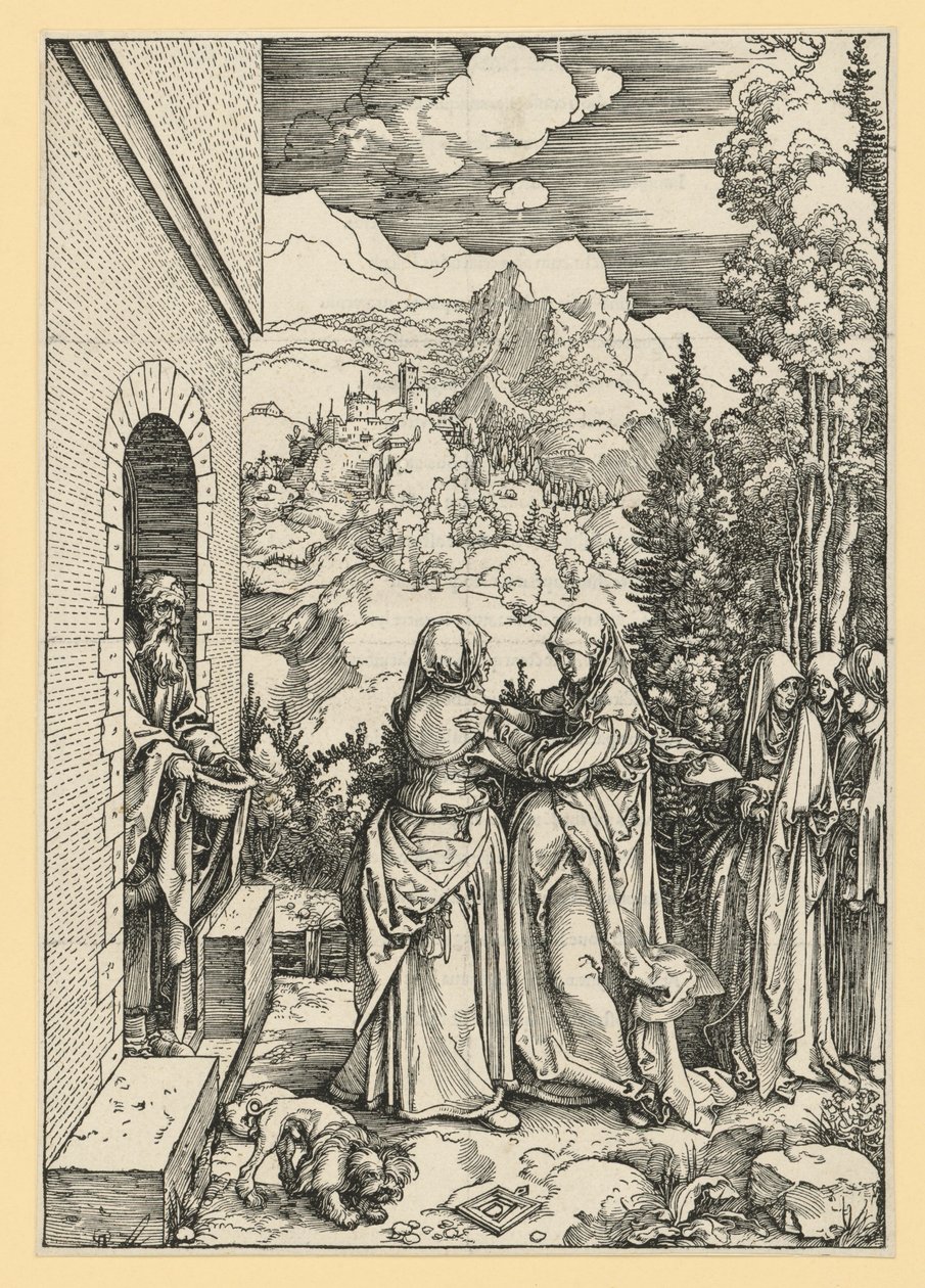 Marias besök hos Elisabet av Albrecht Dürer
