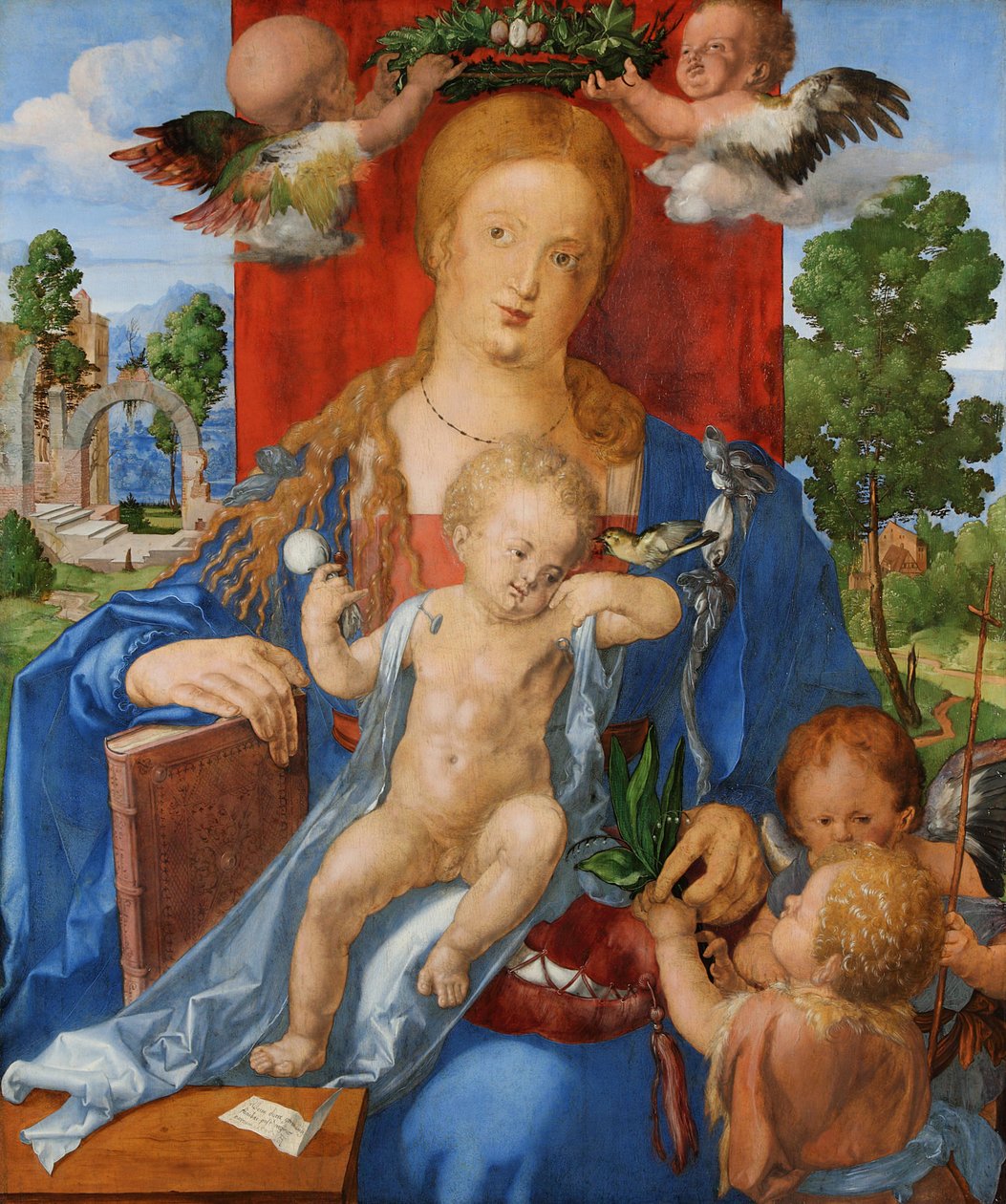 Madonnan med siska av Albrecht Dürer