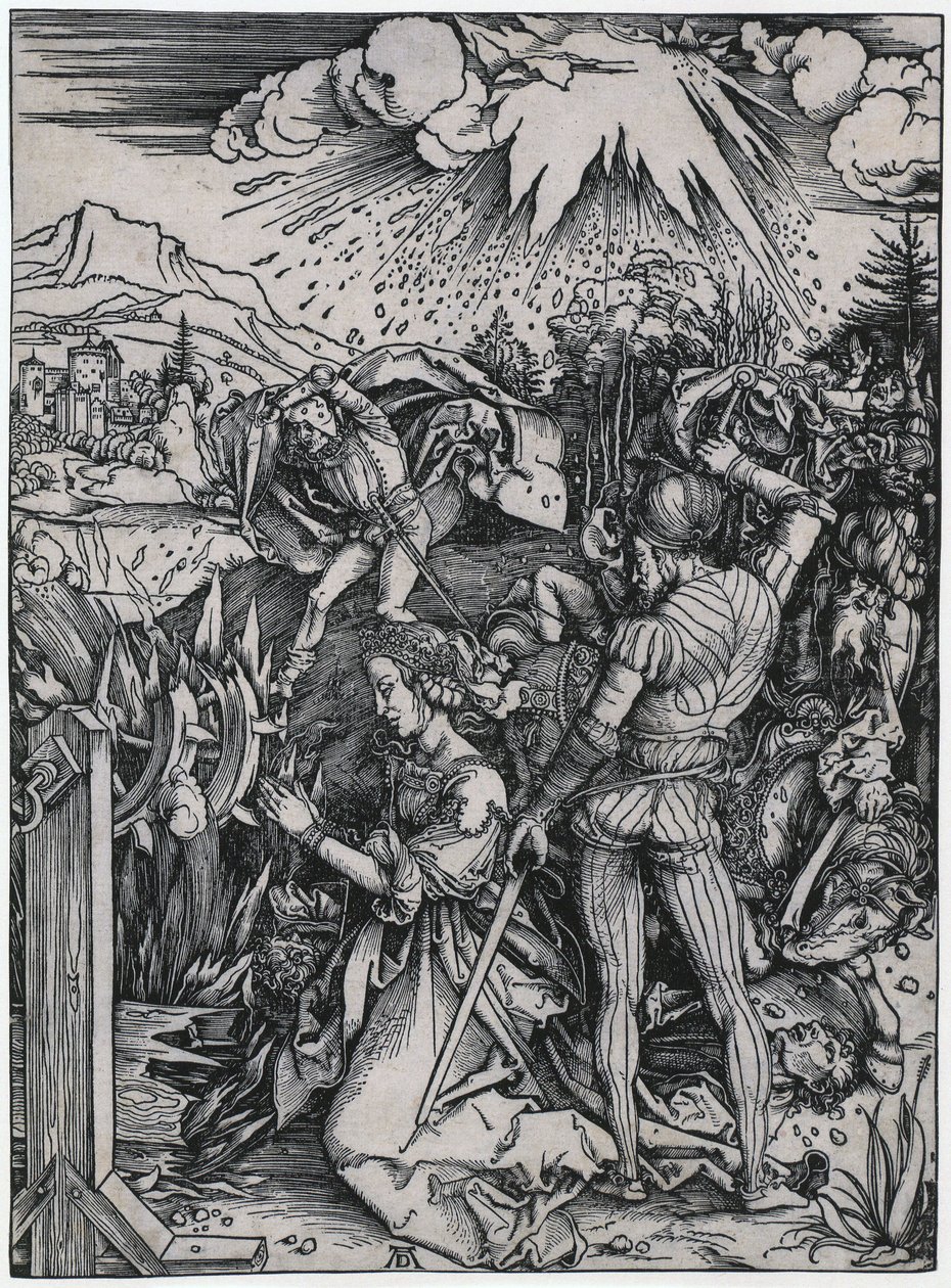 Heliga Katarinas plågor av Albrecht Dürer