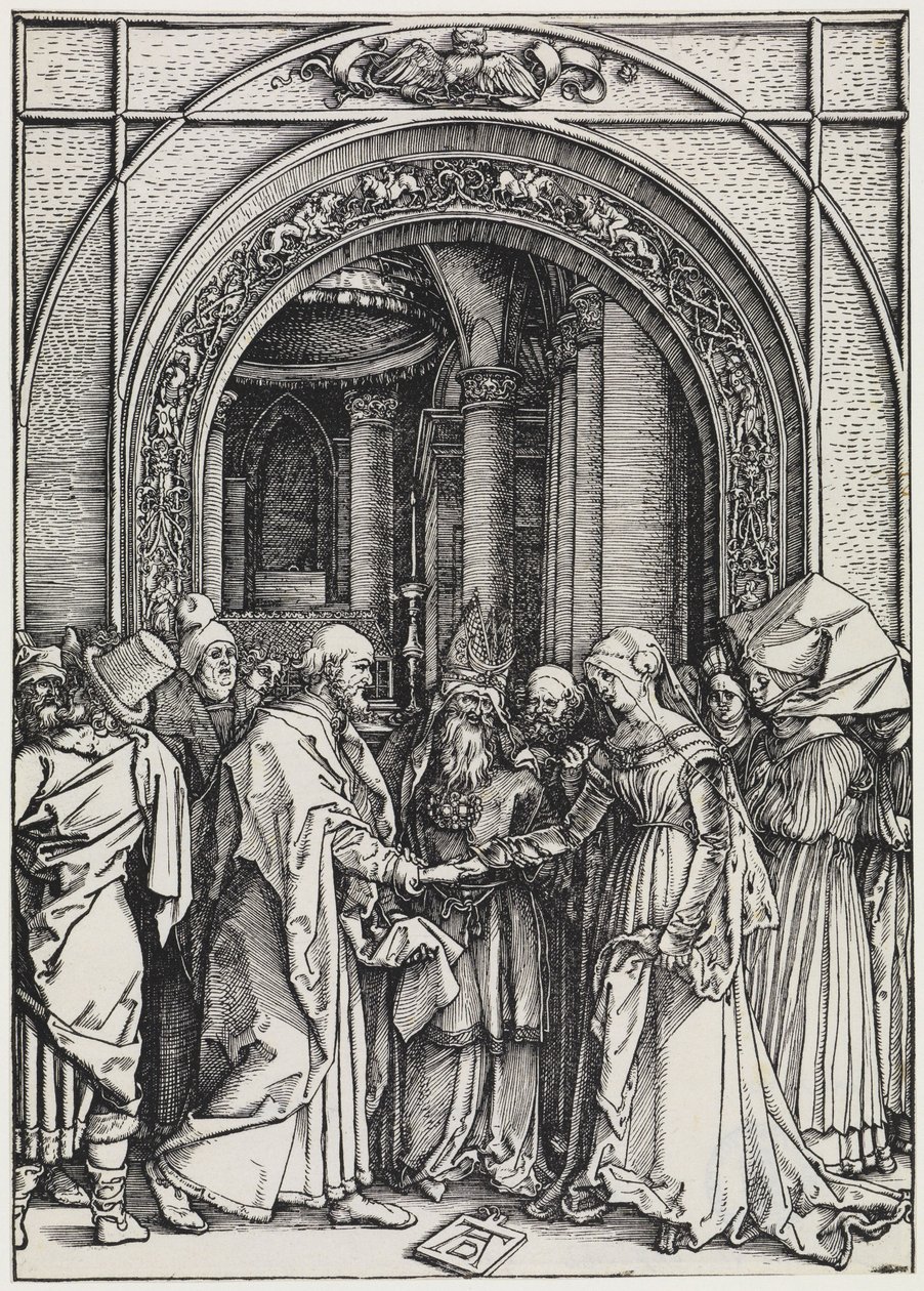 Jungfru Marias trolovning av Albrecht Dürer