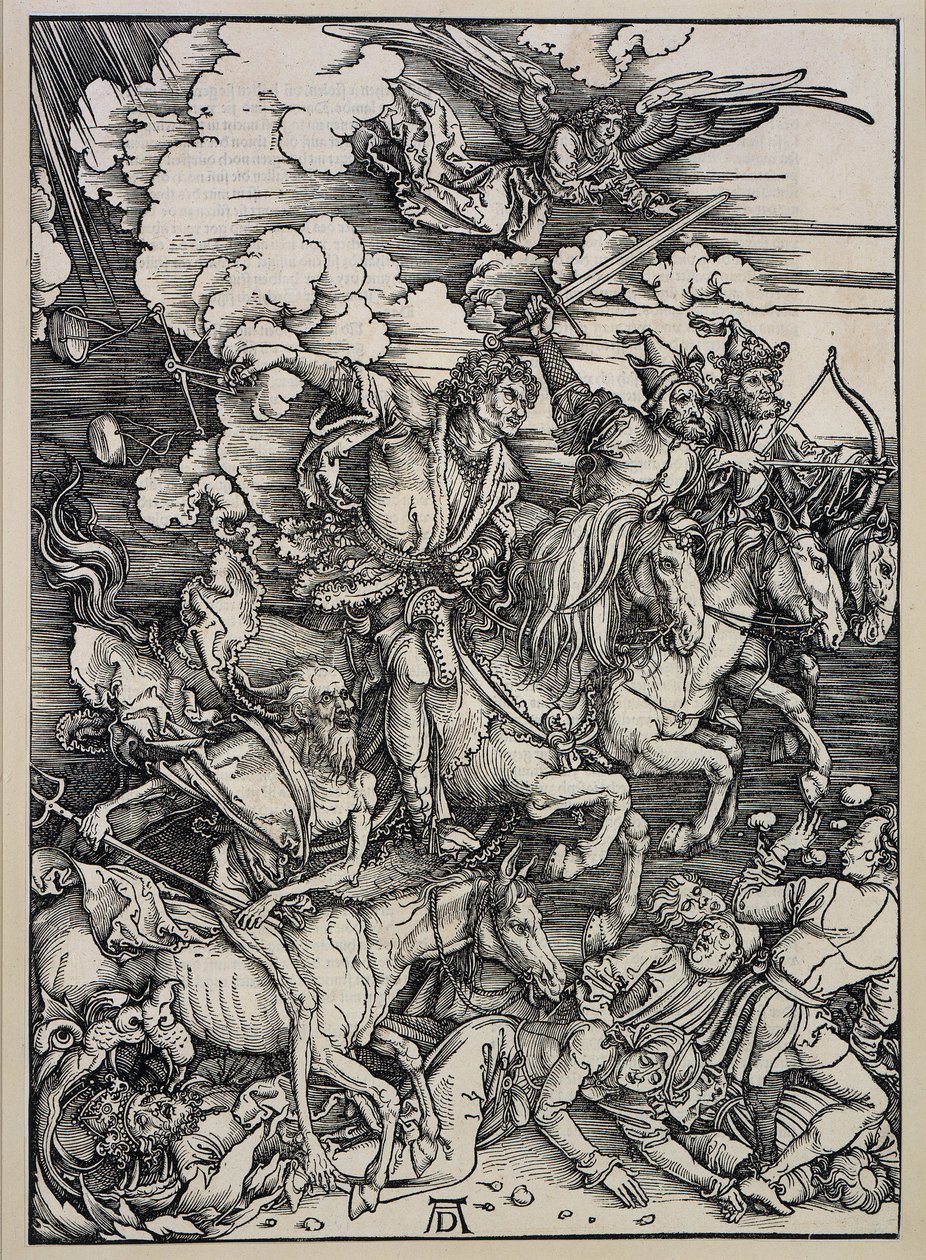 Apokalypsens fyra ryttare av Albrecht Dürer