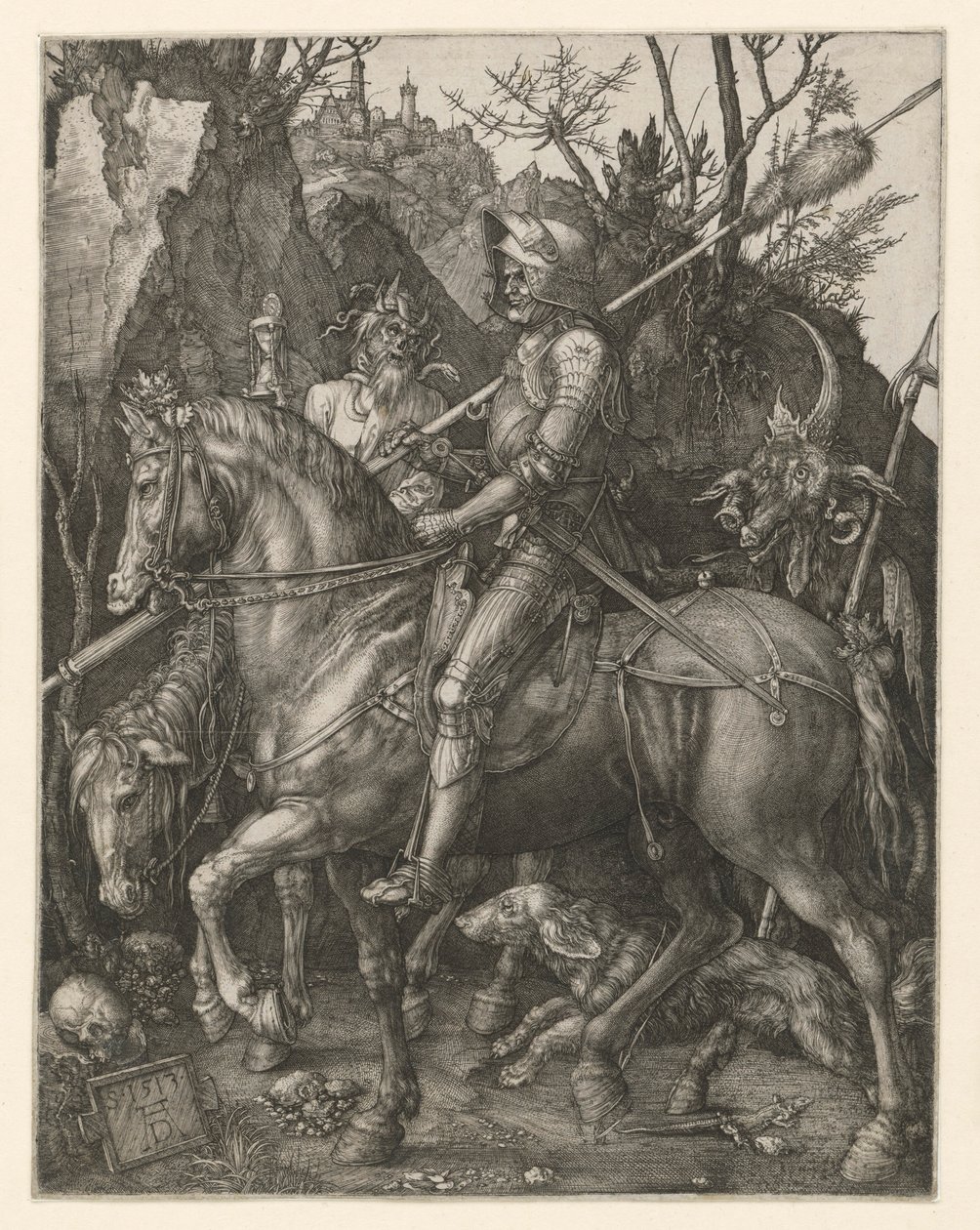 Tre ryttare av Albrecht Dürer