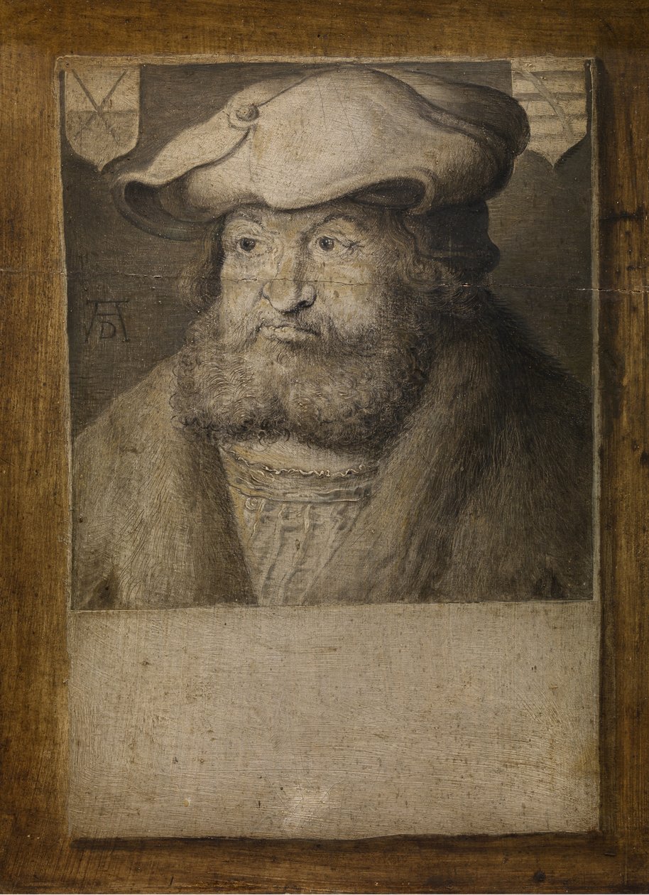 Nederländska: Den sachsiske kurfursten Fredrik III Den sachsiske kurfursten Fredrik III av Albrecht Dürer