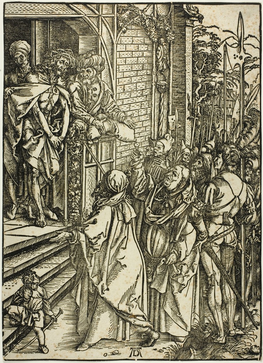 Ecce Homo - Presentationen av Kristus, från The Large Passion av Albrecht Dürer