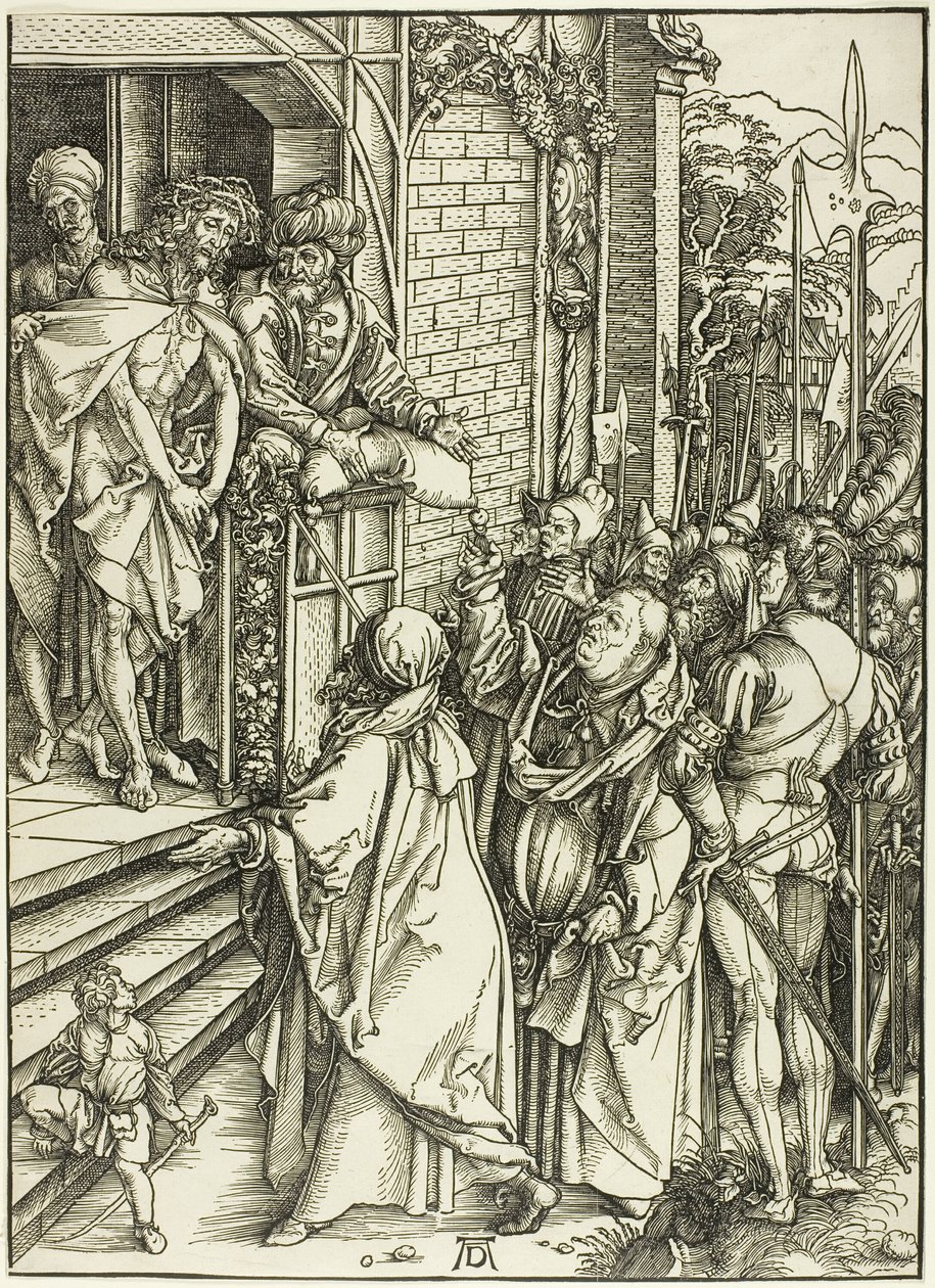 Ecce Homo - Presentationen av Kristus, från The Large Passion av Albrecht Dürer
