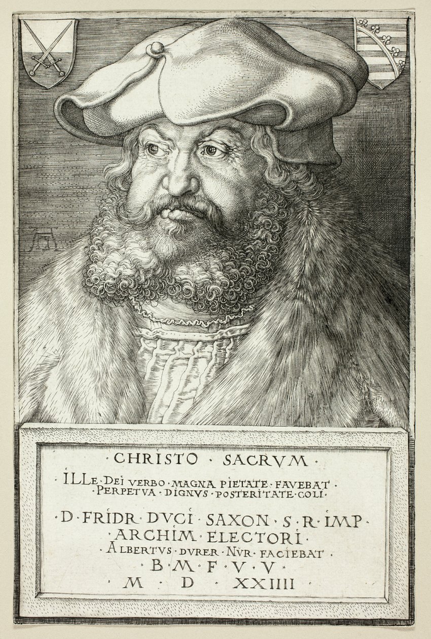 Kurfurst Fredrik den vise av Sachsen av Albrecht Dürer