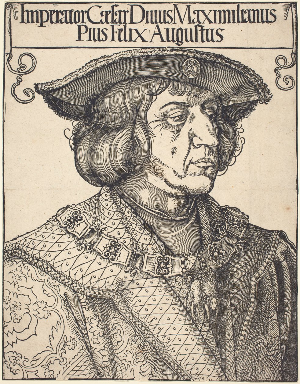 Kejsare Maximilian I av Albrecht Dürer