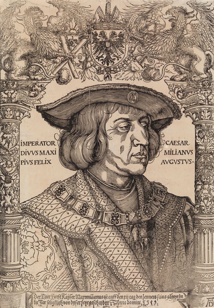 Kejsar Maximilian I av Albrecht Dürer