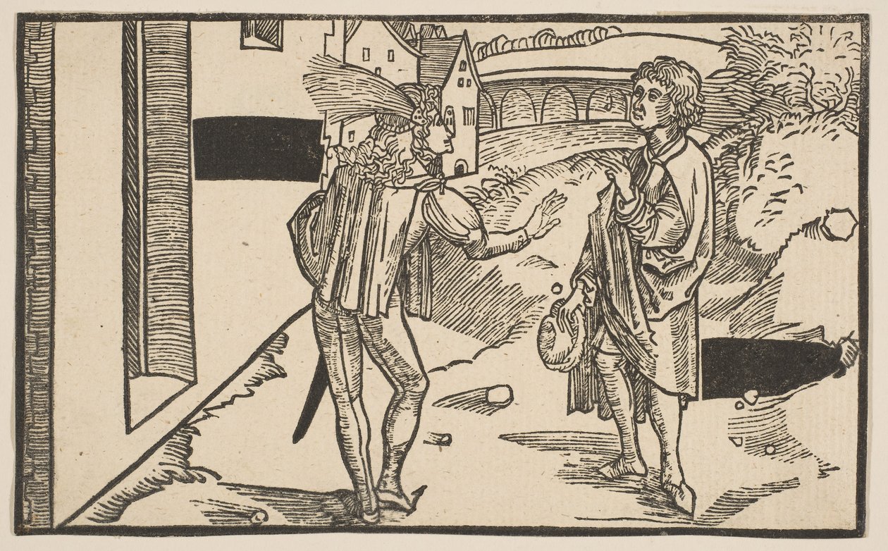 Eunuchus, från The Comedie of Terence, 1800-talets nytryck.n.d. av Albrecht Dürer