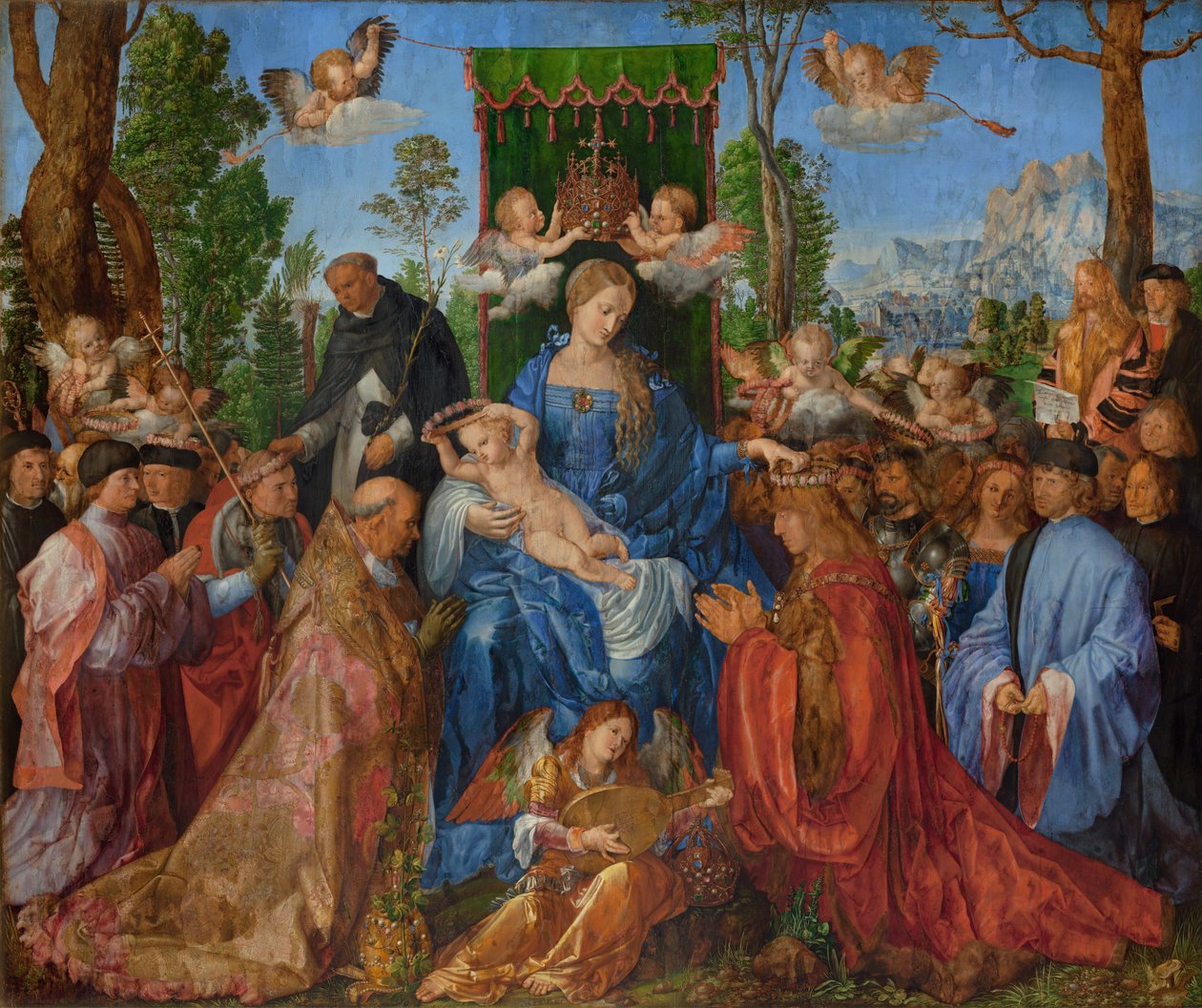 Rosenkransens högtid av Albrecht Dürer