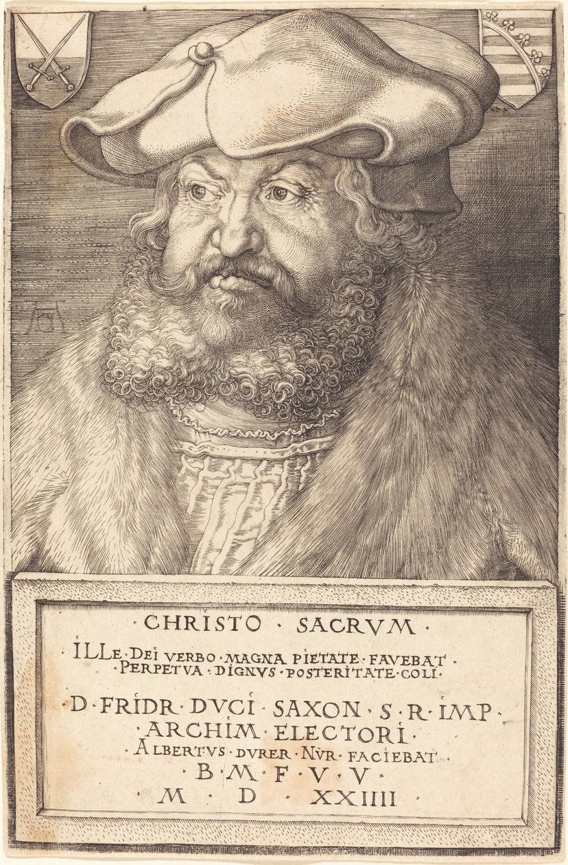 Fredrik den vise, kurfurste av Sachsen av Albrecht Dürer