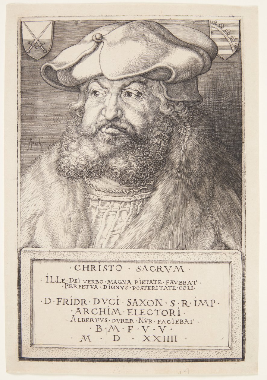 Fredrik den vise, kurfurste av Sachsen av Albrecht Dürer