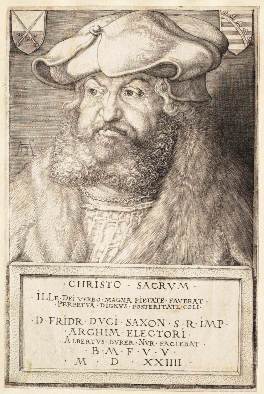 Fredrik den vise, kurfurste av Sachsen av Albrecht Dürer