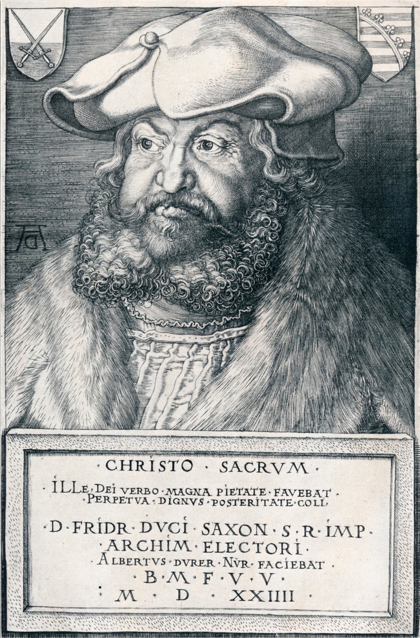 Fredrik den vise, kurfurste av Sachsen, 1524 1906. av Albrecht Dürer