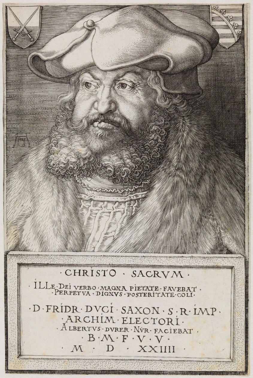 Fredrik den vise, kurfurste av Sachsen av Albrecht Dürer