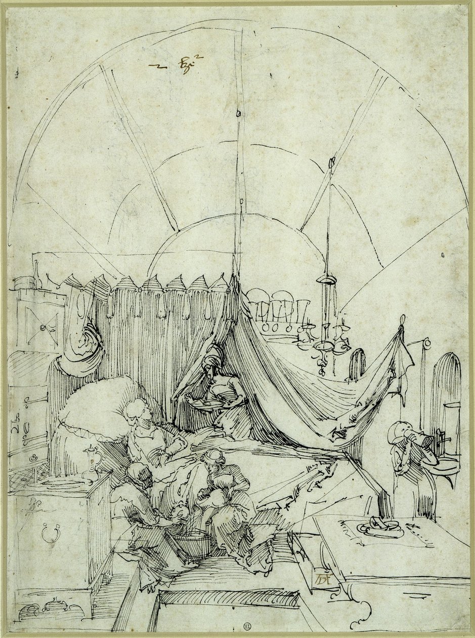 Marias födelse av Albrecht Dürer