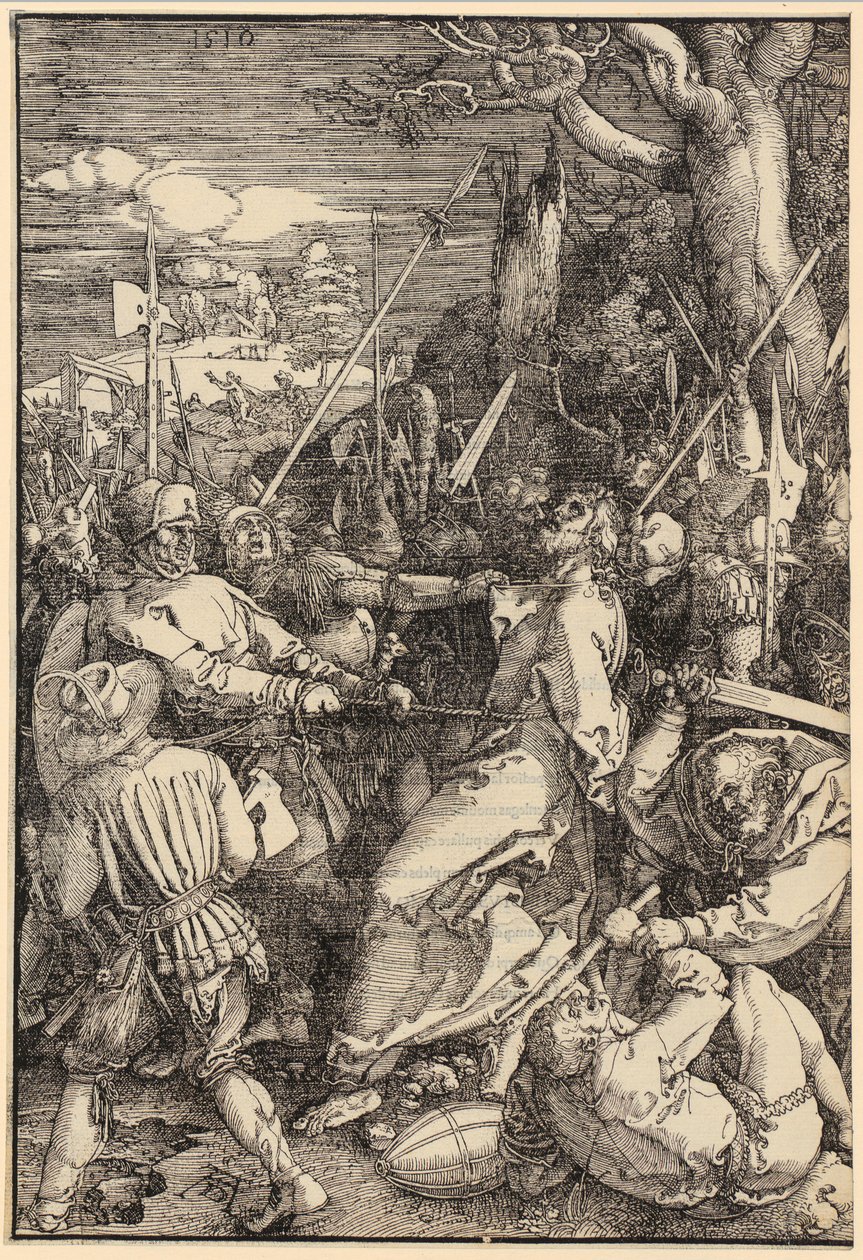 Kristi gripande, blad 4 i serien ”Den stora passion” av Albrecht Dürer